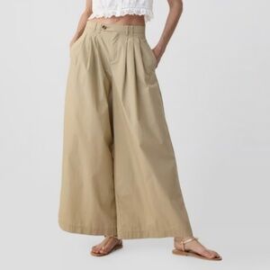 Gap x Doen high rise pleated trousers